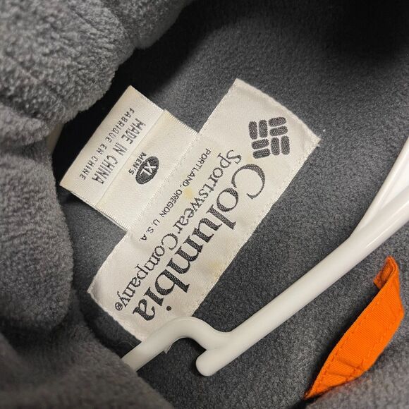 Columbia Jacket Mens XL Orange Full Zip Winter Outdoors - Picture 12 of 12